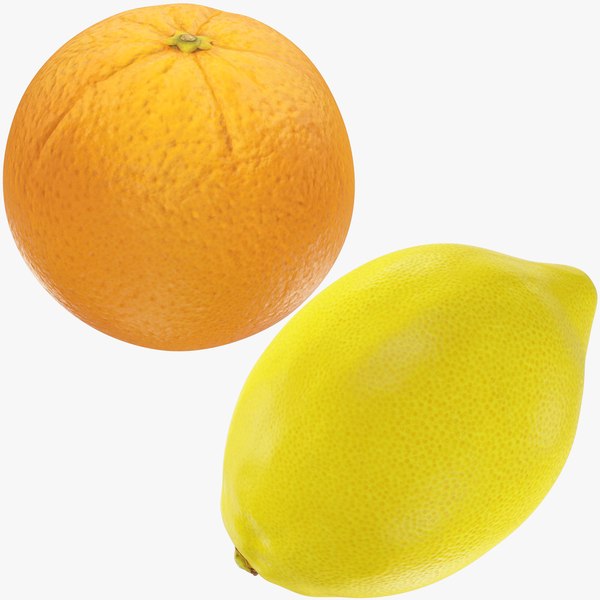 Orange and Lemon Collection V1 3D model