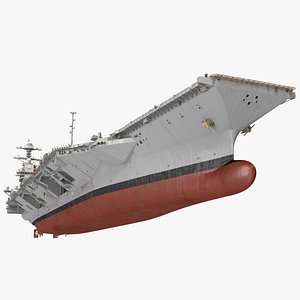 USS Gerald Ford CVN 78 Rigged for Modo