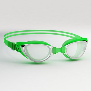 swim goggles_green