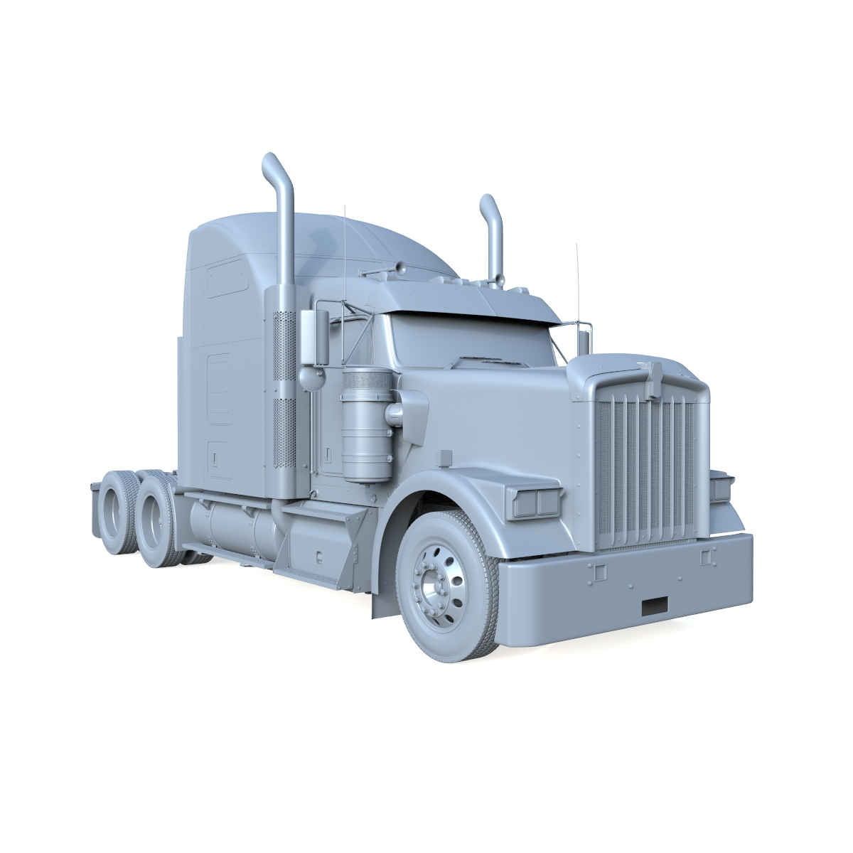 W900 sleeper cab 2018 model - TurboSquid 1238396