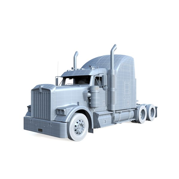 W900 sleeper cab 2018 model - TurboSquid 1238396