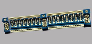 stucco molding 3D model