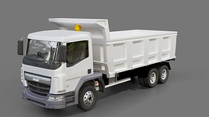 3D DAF LF 220 Dump Truck 2013 model
