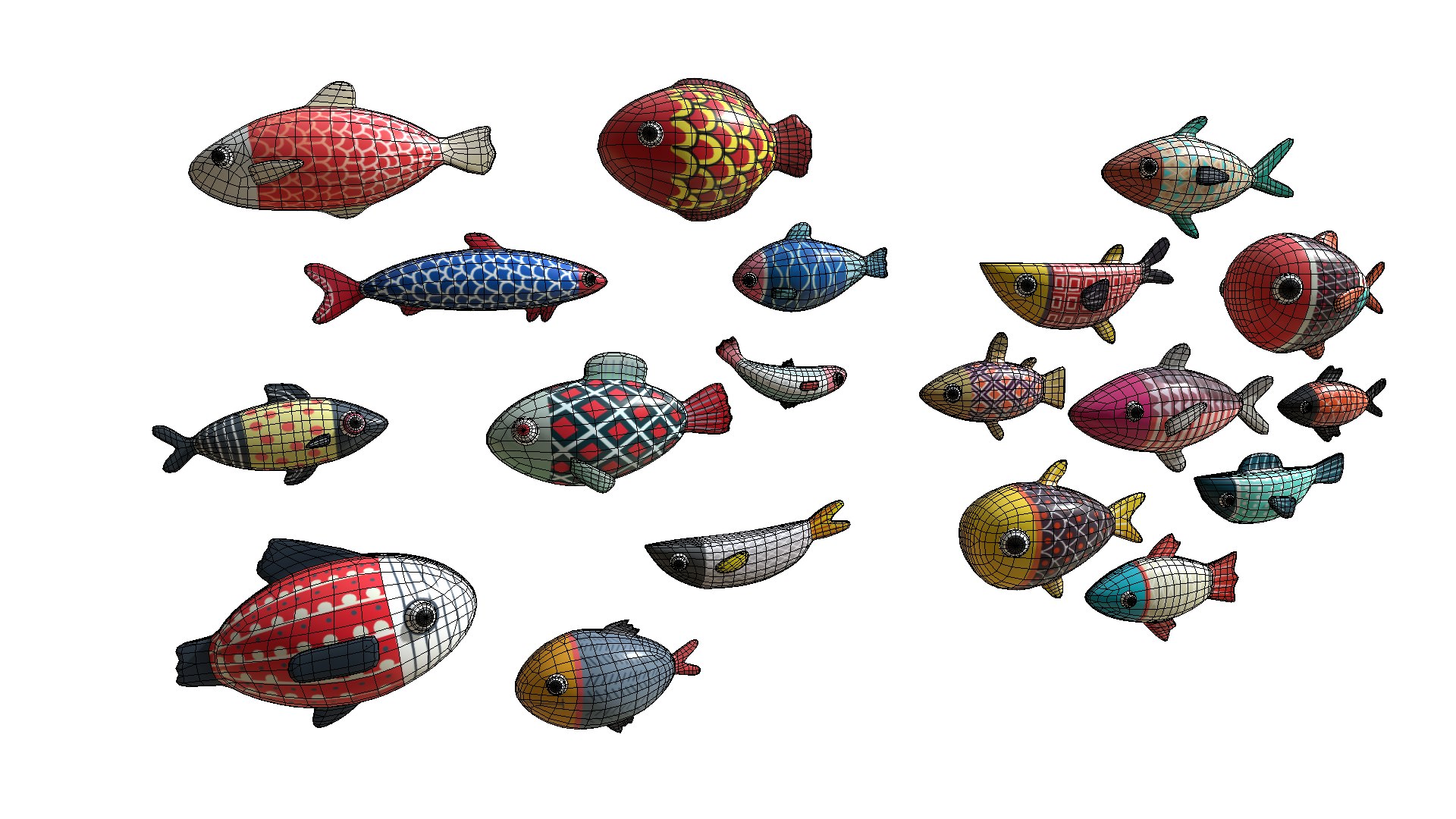 Cartoon Fish Path 1 3D Model - TurboSquid 2134114