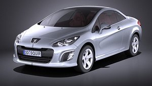 peugeot 308 cc 3D