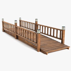 3D wood bridge