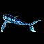 Fat-bellied blue whale 3D model