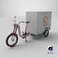 Electric Cargo Tricycle Delivery Bicycle - Pizza Delivery