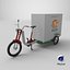 Electric Cargo Tricycle Delivery Bicycle - Pizza Delivery