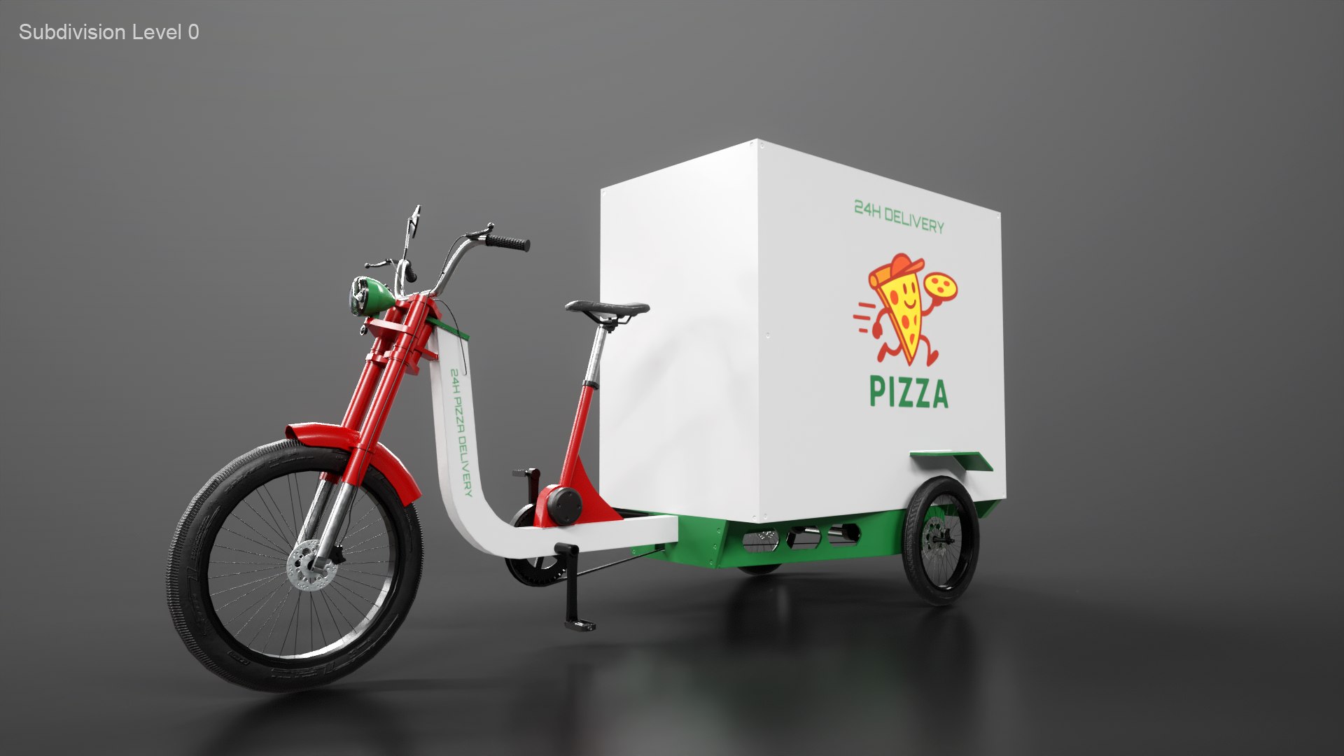 Electric Cargo Tricycle Delivery Bicycle - Pizza Delivery 3D model https://p.turbosquid.com/ts-thumb/hi/KqkMDG/4C/pizza_tooblag/png/1761767870/1920x1080/fit_q87/cb060ea69a7a56120f60e8dd9a97b406bf4b5074/pizza_tooblag.jpg