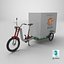 Electric Cargo Tricycle Delivery Bicycle - Pizza Delivery