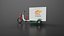 Electric Cargo Tricycle Delivery Bicycle - Pizza Delivery