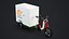 Electric Cargo Tricycle Delivery Bicycle - Pizza Delivery