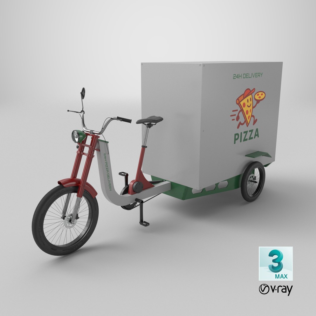 Electric Cargo Tricycle Delivery Bicycle - Pizza Delivery 3D model https://p.turbosquid.com/ts-thumb/hi/KqkMDG/c0/stemcell_max_vray_render/png/1762186173/1920x1080/fit_q87/3c842b633027824b1decda4d31c03844a4df87df/stemcell_max_vray_render.jpg