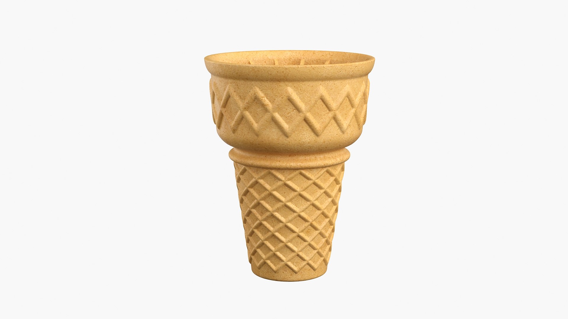 Waffle Cones Collection 3D Model - TurboSquid 2313813