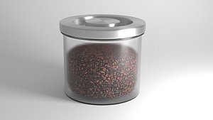 jar coffee 3d model
