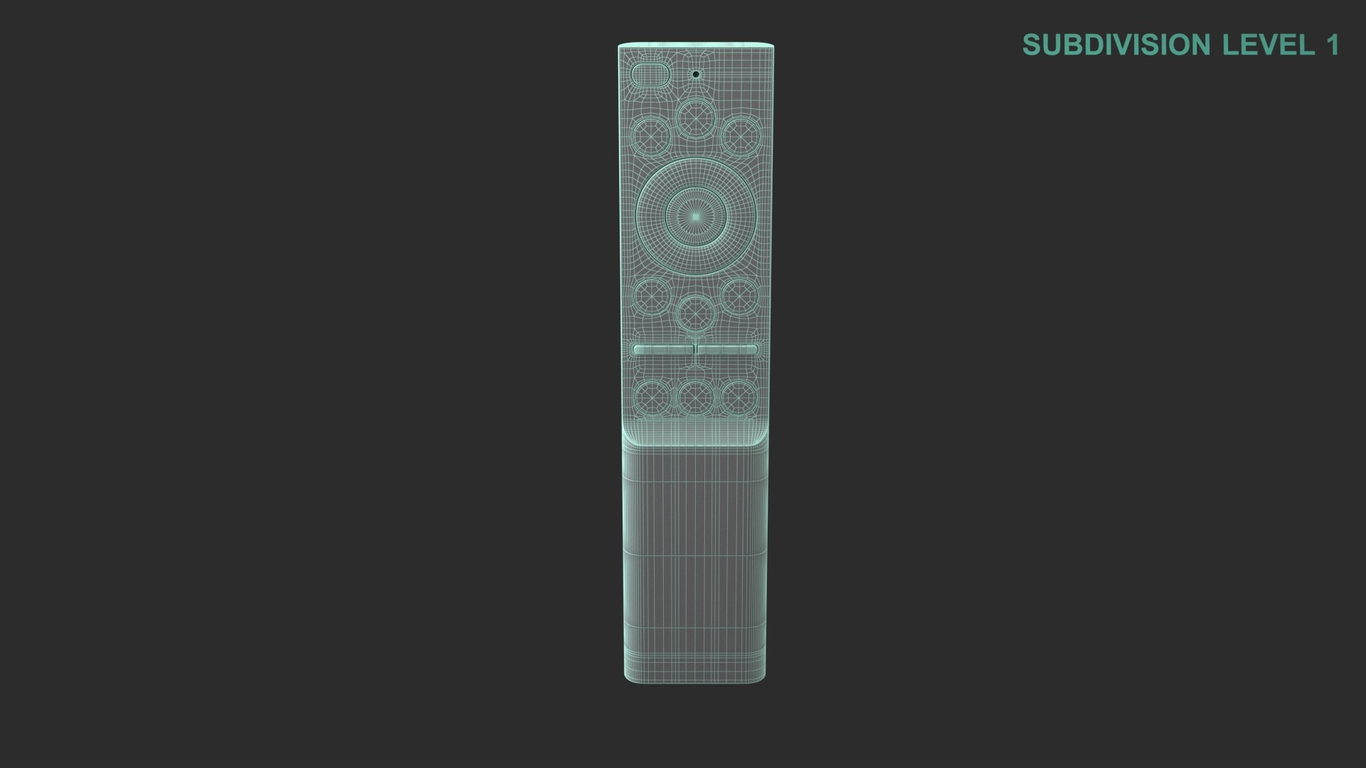 Samsung TV Remote model https://p.turbosquid.com/ts-thumb/hi/YNjyJX/Kw/wireframe0005/jpg/1677732857/1920x1080/fit_q87/d680740715372758df8d46ea5e22be2f65075622/wireframe0005.jpg