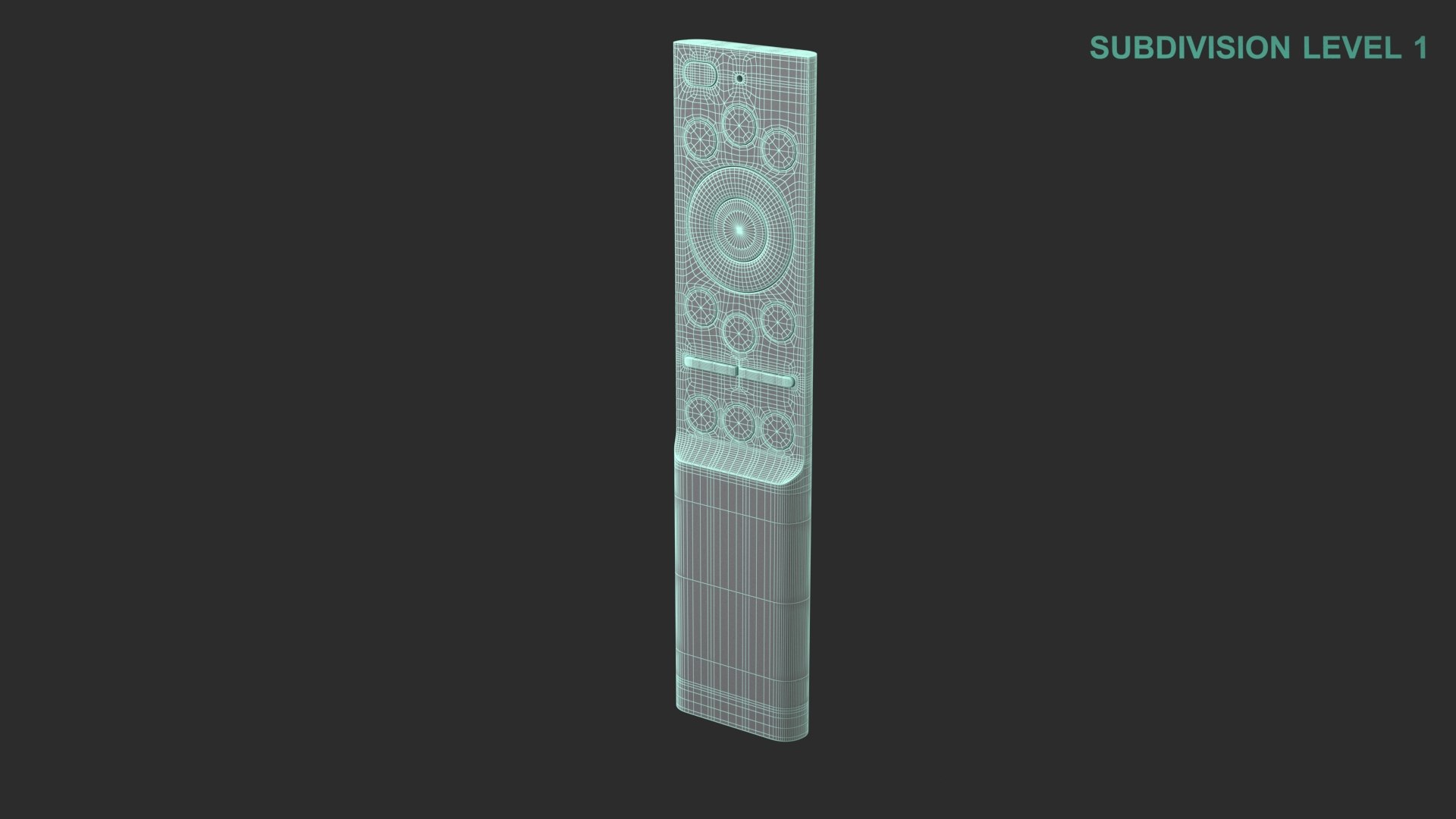 Samsung TV Remote model https://p.turbosquid.com/ts-thumb/hi/YNjyJX/et/wireframe0004/jpg/1677732856/1920x1080/fit_q87/6b7c31628c89b1f446b1dcd90f3aa203e013ce3d/wireframe0004.jpg
