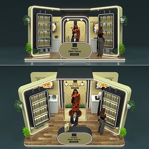 3D model Booth Exhibition Stand Stall