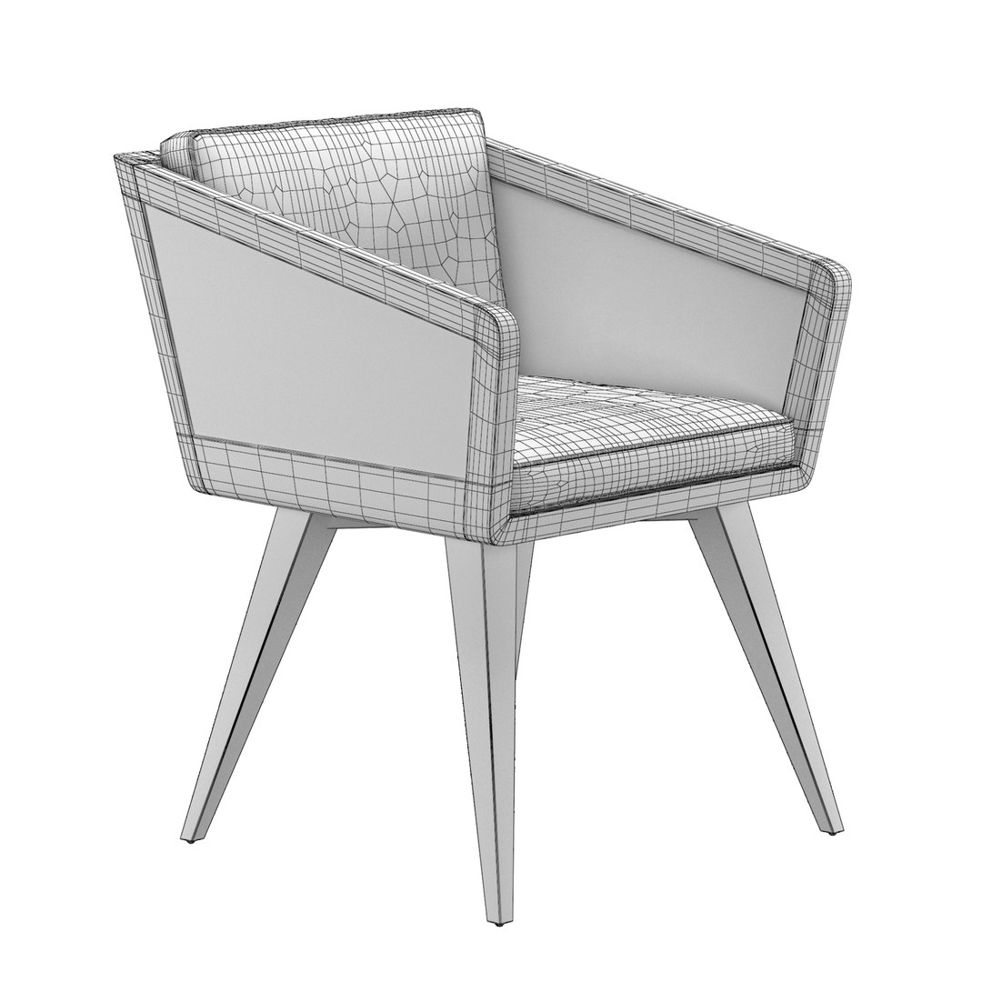 3D VINNY JAY RATTAN CHAIR Model - TurboSquid 1897660
