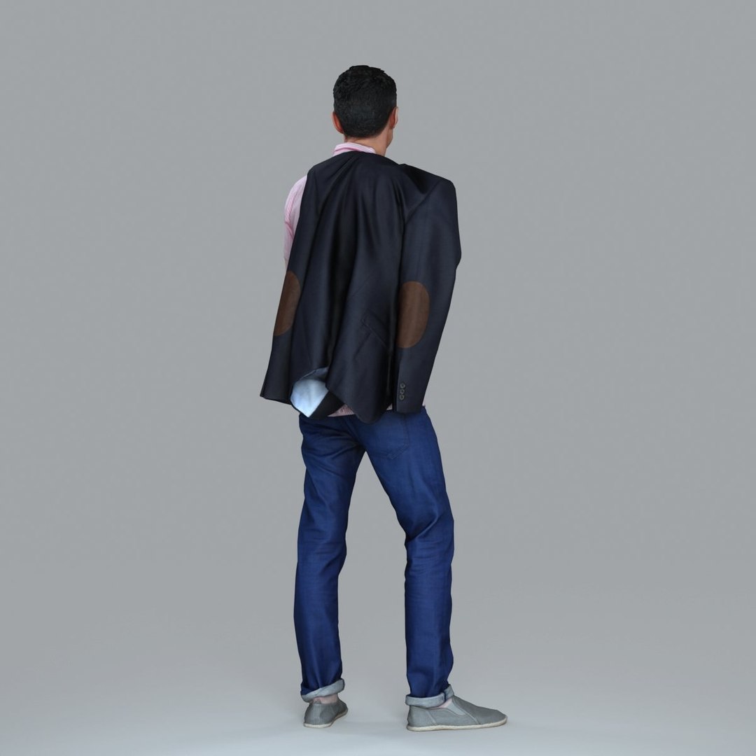 axyz normal human 3d model
