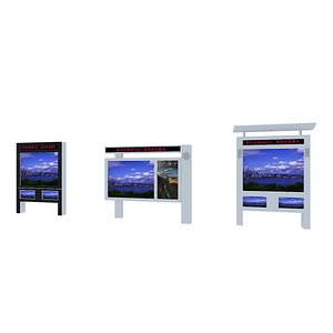 3D billboard model