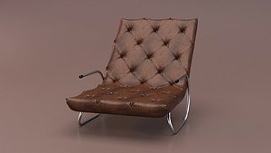 3D relax chair leather model