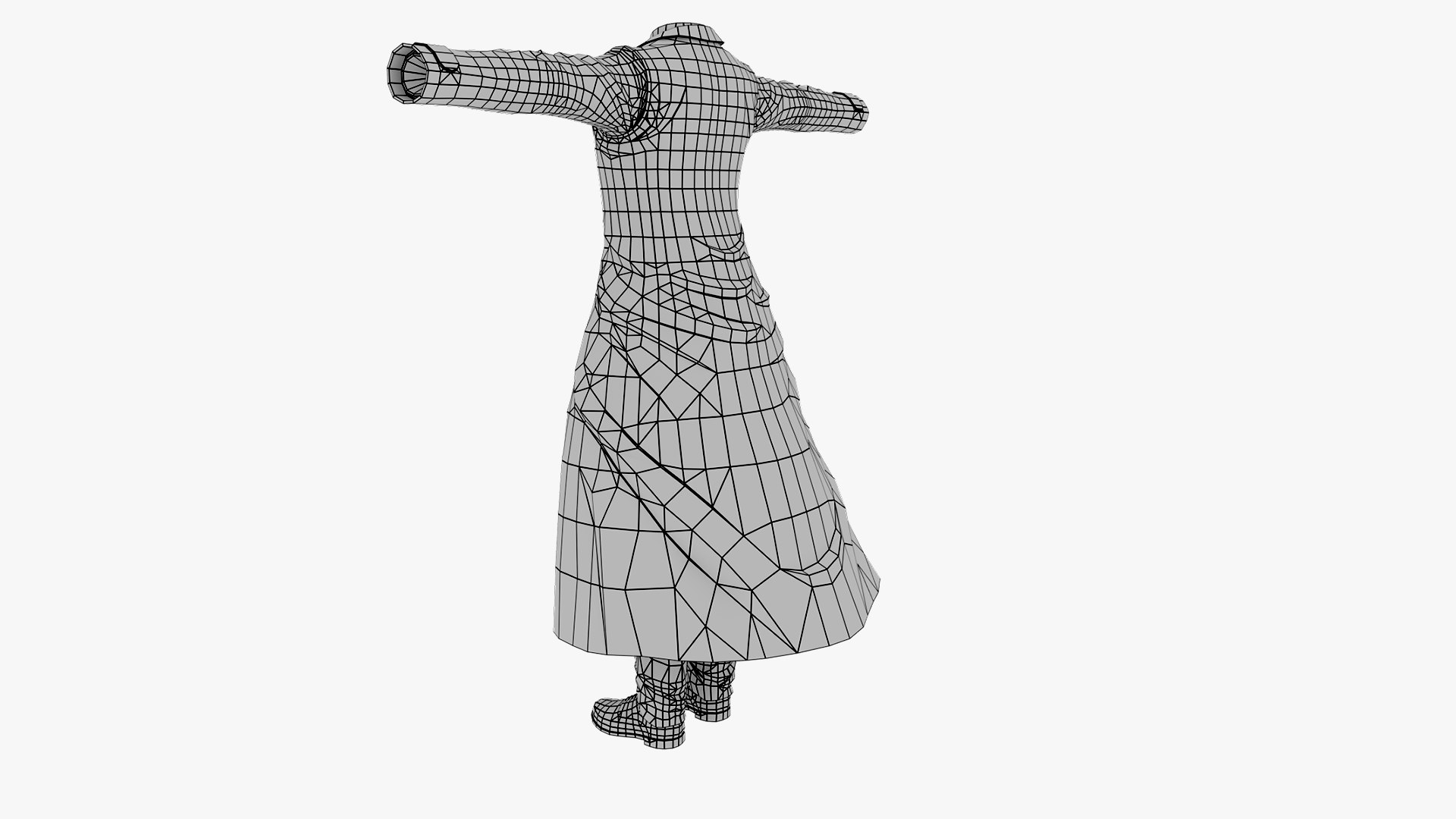 long-suit-base-mesh-3d-model-turbosquid-2153298