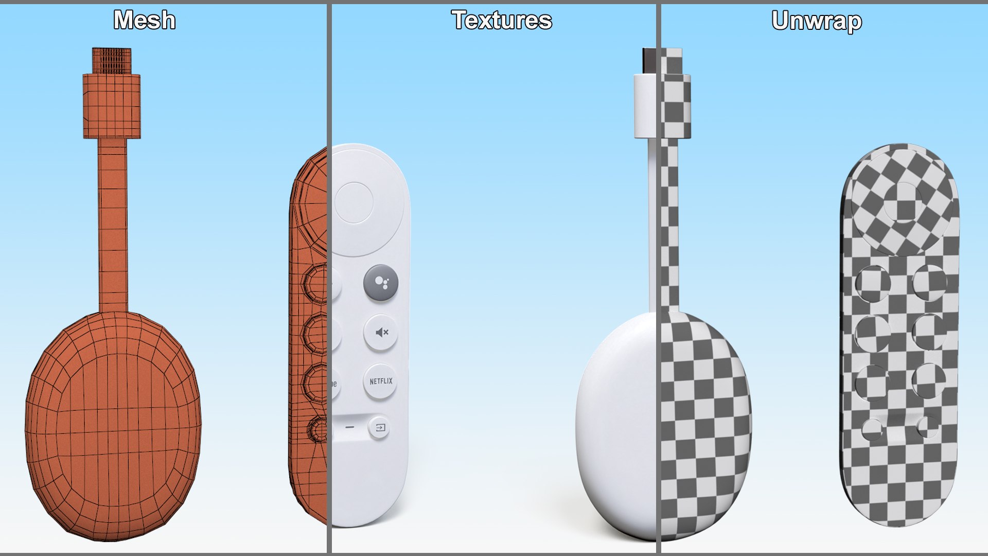 Chromecast With Google TV 3D - TurboSquid 2139745
