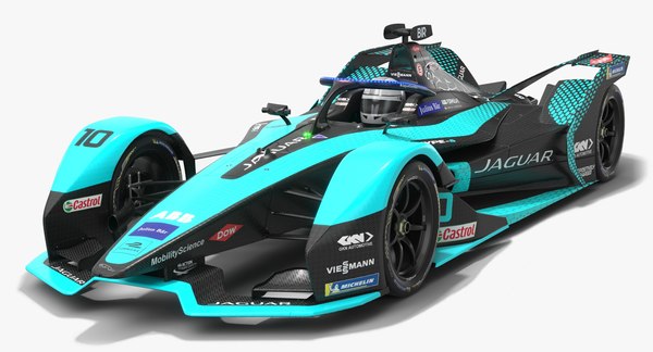 Carro de corrida de equipe Jaguar Racing I-Type 5, temporada 2020