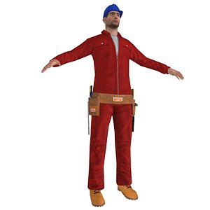worker man obj