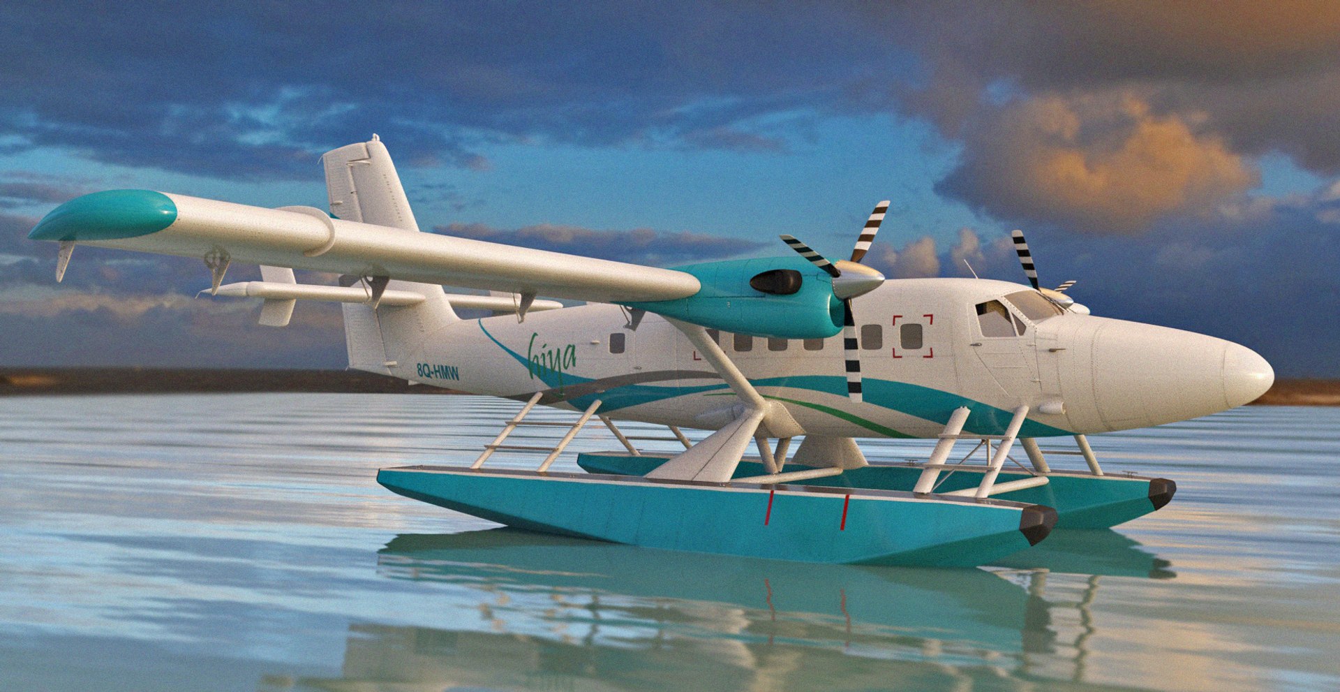 3D Seaplane Dhc-6 Arnold Model | 1143495 | TurboSquid