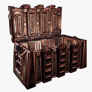 chest crate container 3D