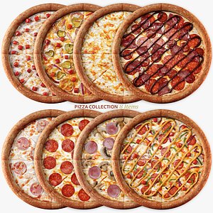 pizza collection 3D model