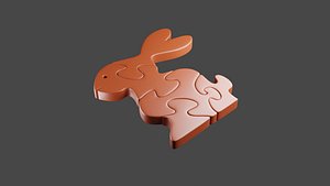 3D Puzzle Rabbit