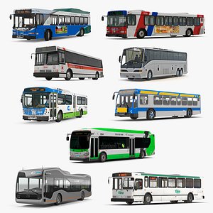 buses 11 bus 3D model