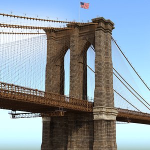 3D brooklyn bridge