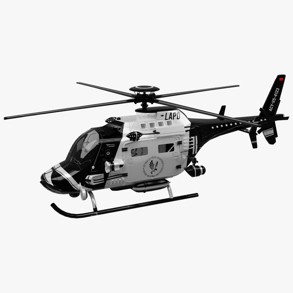LAPD Helicopter3Dモデル TurboSquid 2101099