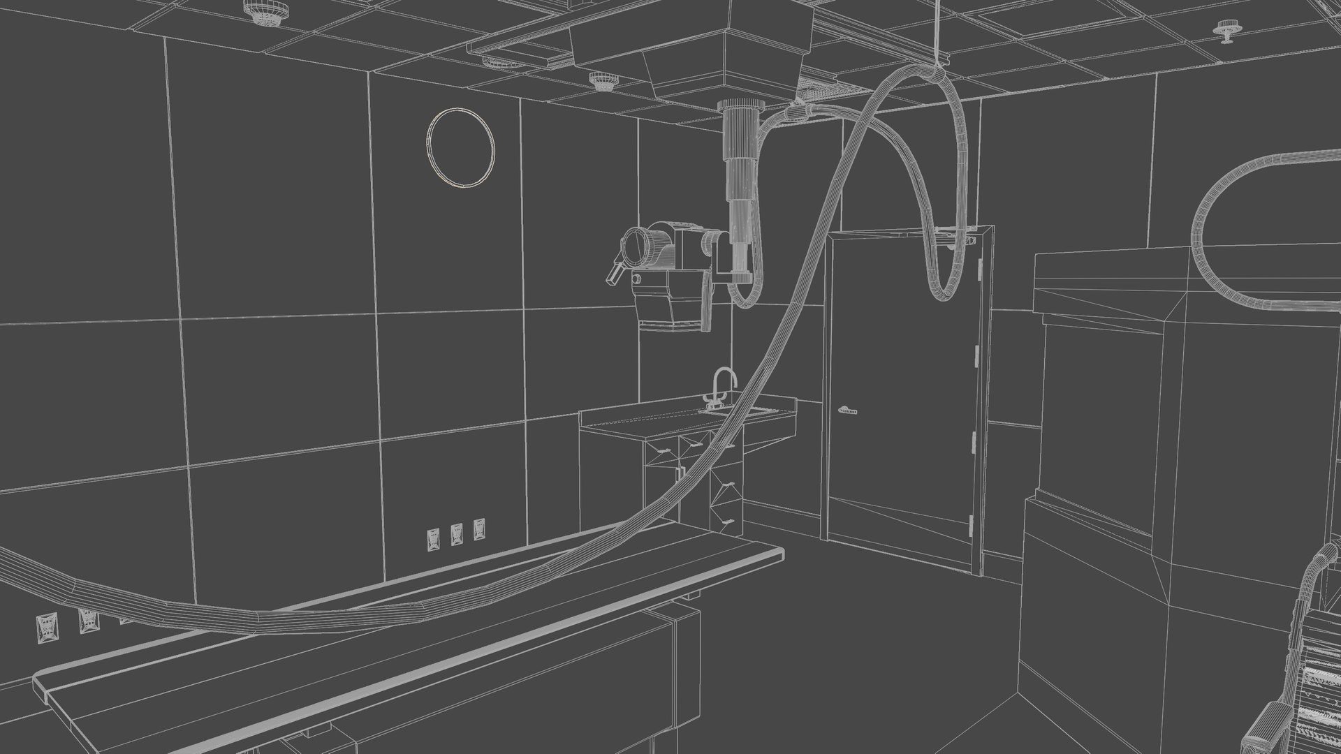 Doctors Office-Radiology-Xray Room 3D Model - TurboSquid 1746045