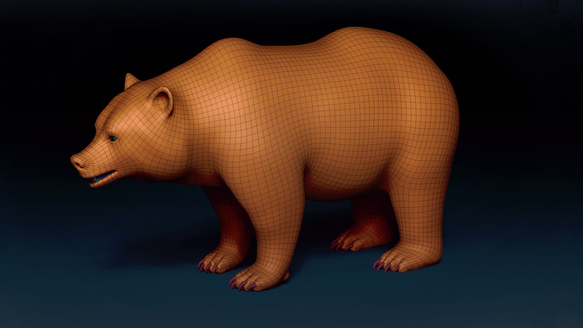 3D Brown Bear Base Mesh Model - TurboSquid 1823049