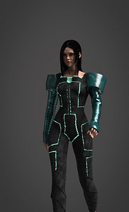 light suit fbx 3D model