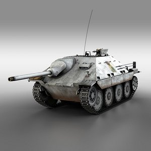Jagdpanzer 38t Hetzer - 3 Gebirgsdivision 3D model