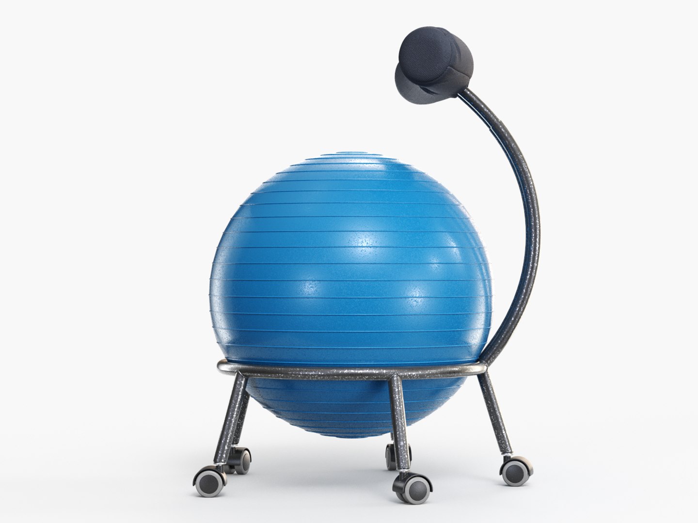 Yoga Ball Office Chair 3D Model TurboSquid 1238483   02 