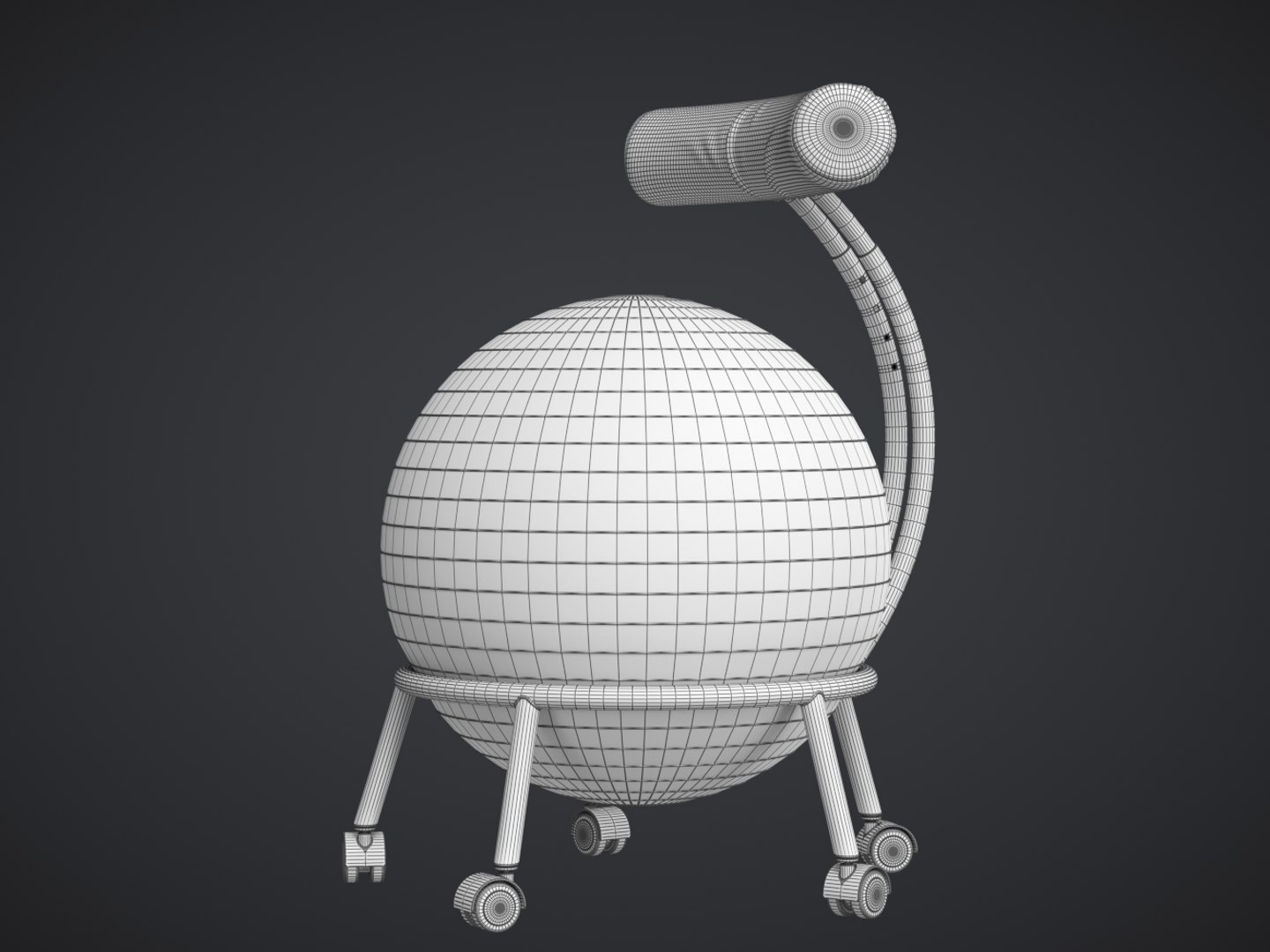 Yoga Ball Office Chair 3D Model TurboSquid 1238483   20 