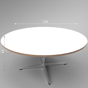 3D interior fritz hansen swan