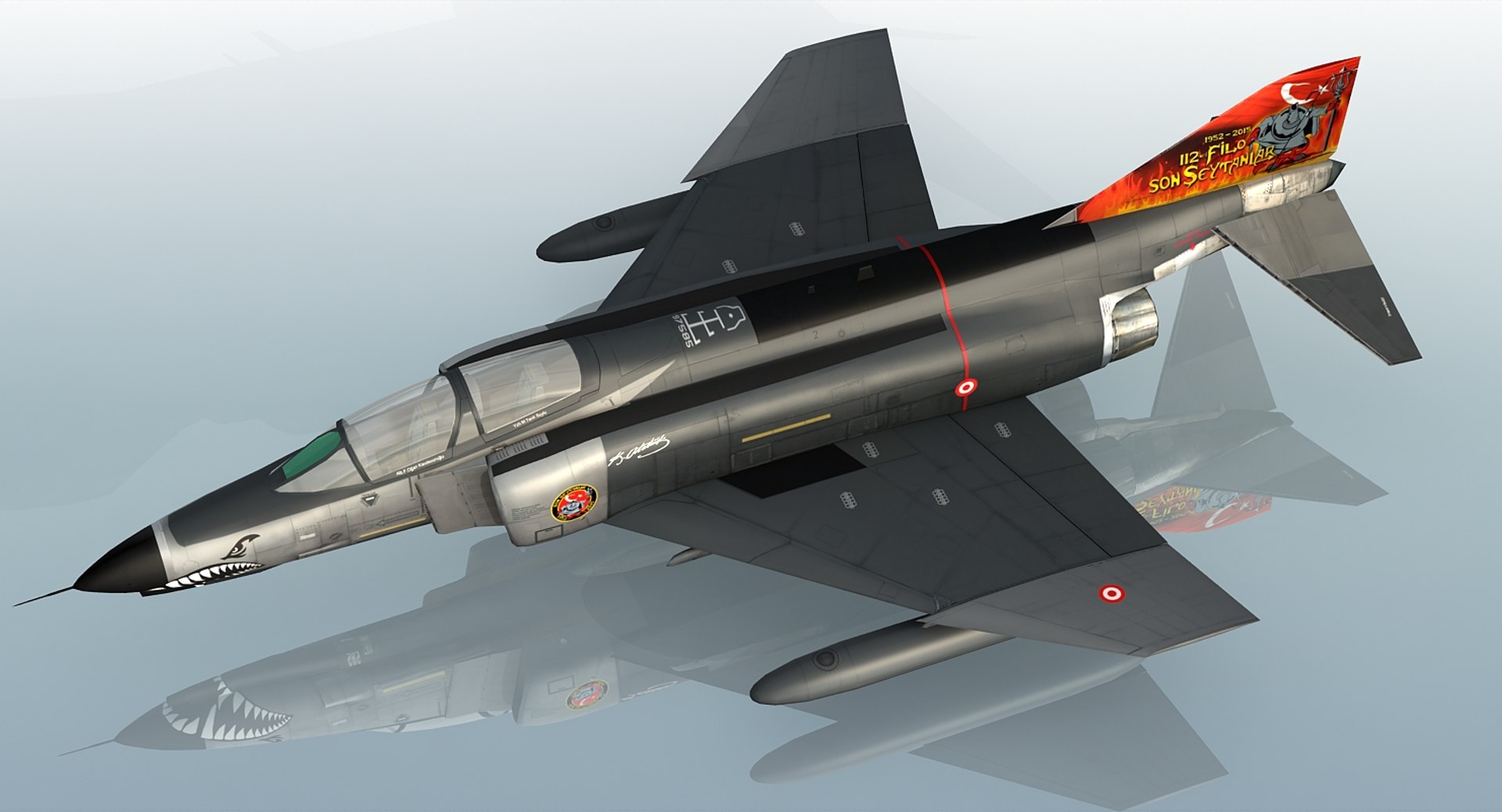 3D Turkish F-4e Terminator Flight - TurboSquid 1387717