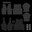 Vest with Rolled Up Sleeves Shirt