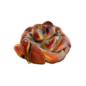 Cardamom Bun 3D model