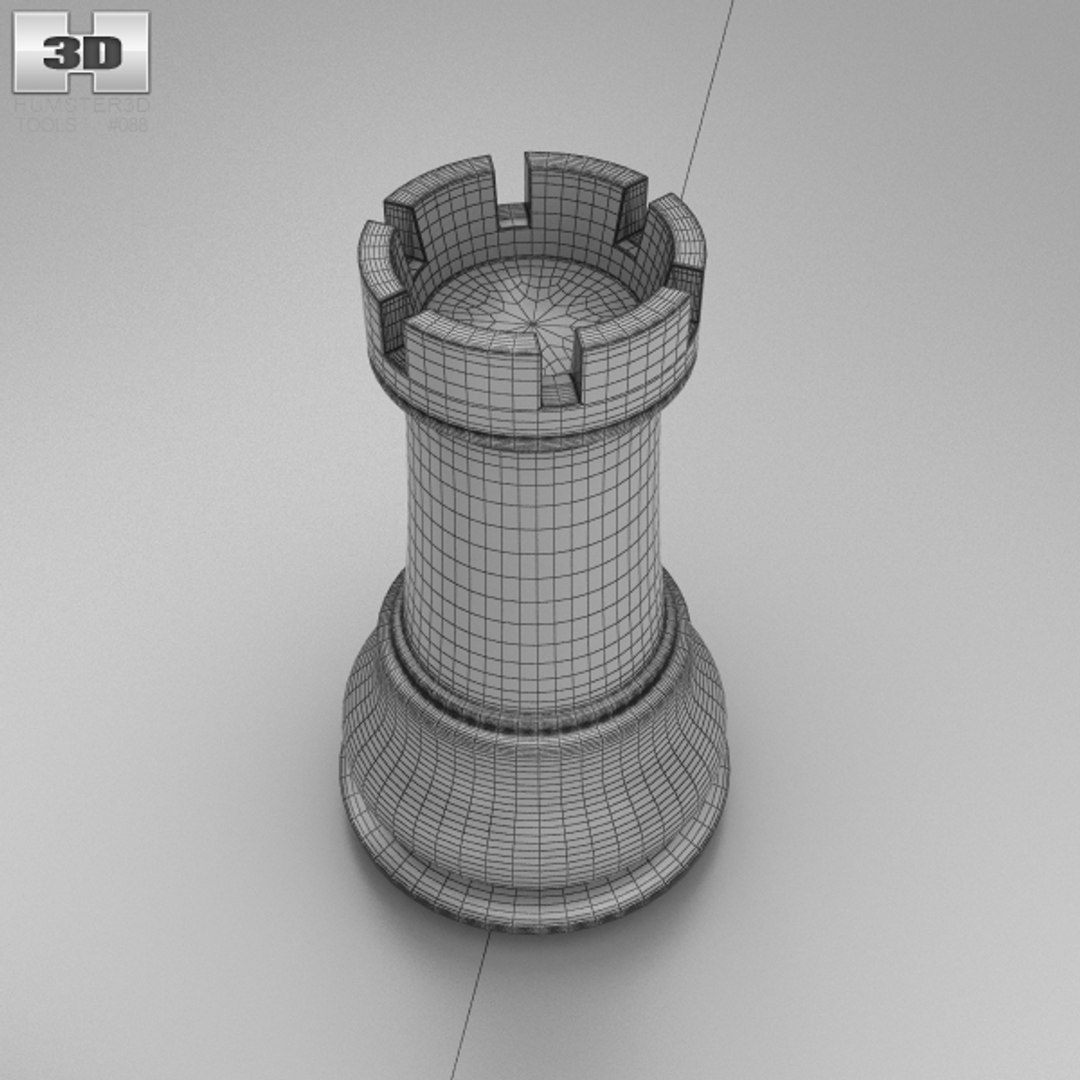 Classic Rook Chess Model | 1145782 | TurboSquid