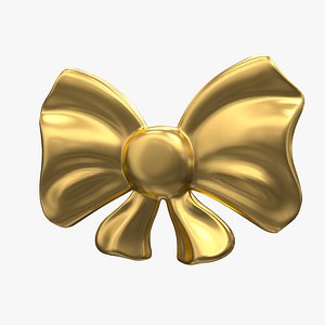 3D Plaster Decorative Bow DS511